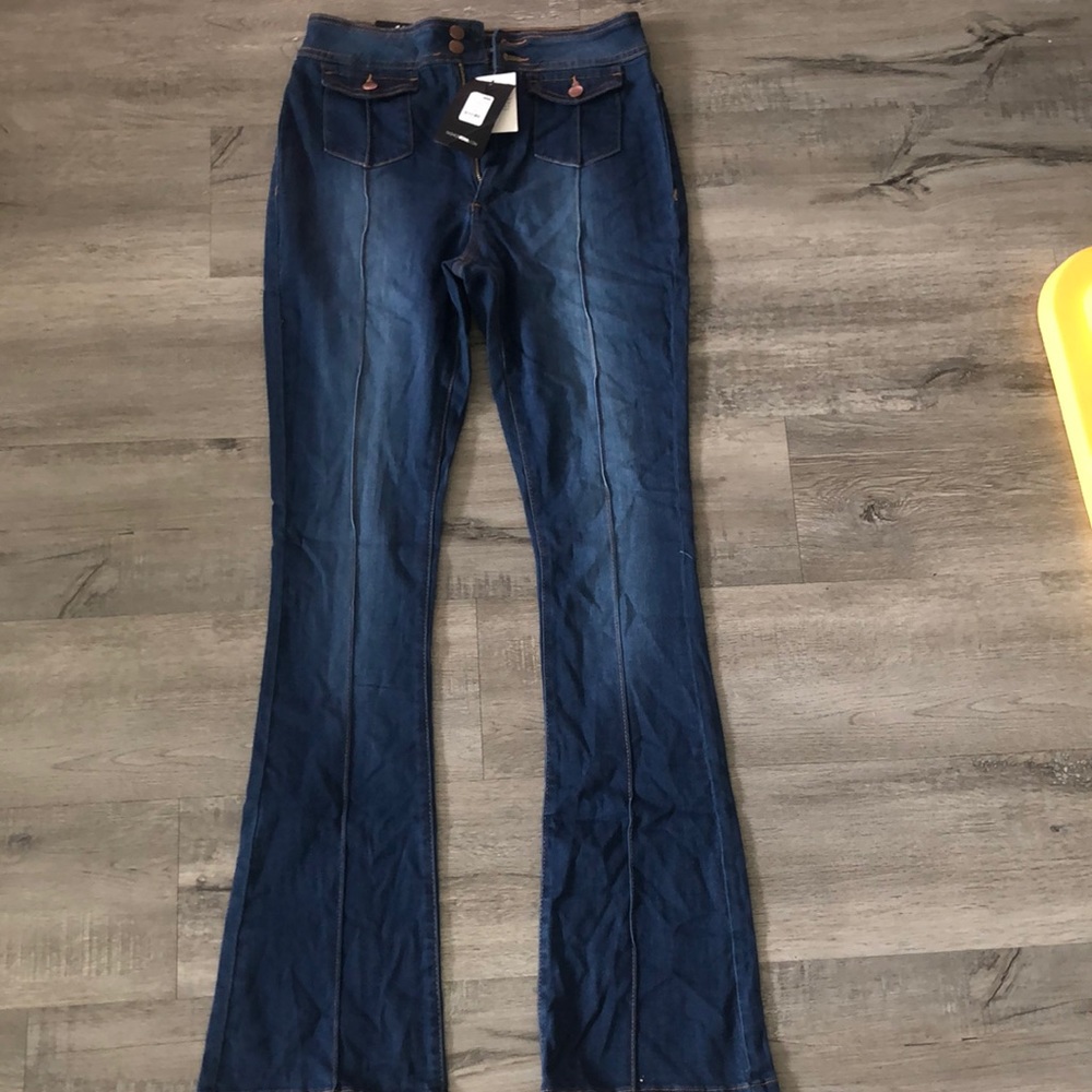 High rise jeans